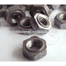 carbon steel hex weld nut,hexagon weld nut,hexagonal spot weld nut